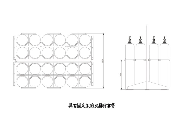 IG541钢瓶架3