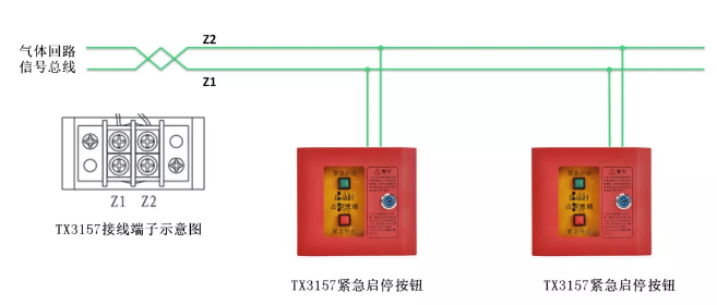 气体灭火系统接线