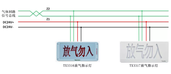 气体灭火系统接线